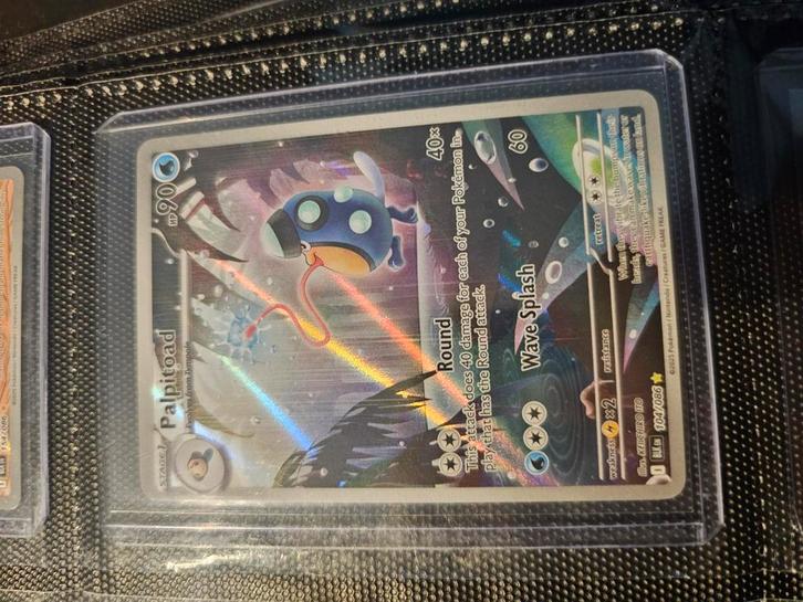 Palpitoad illustration rare blk black bolt, Hobby en Vrije tijd, Verzamelkaartspellen | Pokémon, Zo goed als nieuw, Ophalen of Verzenden