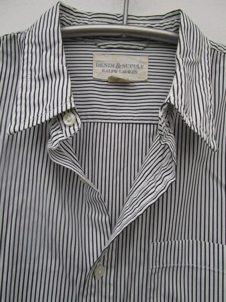 Ralph Lauren overhemd maat L valt als M, Kleding | Heren, Overhemden, Zo goed als nieuw, Halswijdte 39/40 (M), Blauw, Ophalen