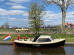 Noorse polyester spiegelsloep met kantelbare boottrailer, Watersport en Boten, Ophalen, Gebruikt, Binnenboordmotor, Diesel