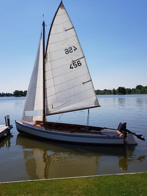 Valk zeilboot nr 456 hout, Watersport en Boten, Zeilen en Zeiltoebehoren, Gebruikt, Spinnaker, Ophalen of Verzenden