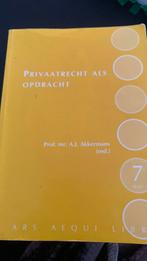 Privaatrecht als opdracht, Ophalen of Verzenden, Zo goed als nieuw