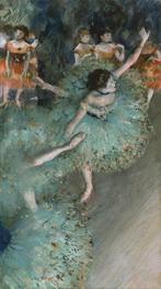 Ballerina in het groen - Dégas - 1877, Antiek en Kunst, Kunst | Schilderijen | Klassiek, Verzenden