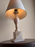 Vintage tafel lamp op marmeren voet, Ophalen, Gebruikt, Minder dan 50 cm