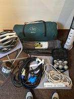 Katoenen 3 persoons tent diverse camping spullen, Ophalen, Gebruikt, Tot en met 3