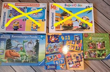 Diverse puzzels en spellen beschikbaar voor biedingen