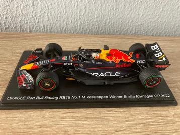 ✅ Max Verstappen 1:43 Winner Emilia Romagna GP 2022 RB18 beschikbaar voor biedingen