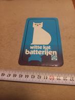 Witte kat batterijen/blauw, Ophalen of Verzenden, Zo goed als nieuw
