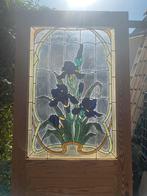 art nouveau glas in lood deur, Antiek en Kunst, Ophalen of Verzenden