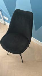 Zwarte bureaustoel / eetstoel, Ophalen, Zwart, Zo goed als nieuw, Eén