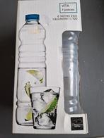 6 glazen en een fles van Vita, Ophalen of Verzenden, Gebruikt, Overige typen