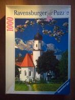Ravensburger Puzzle - Beierse Alpen - 1000 stukjes, Ophalen of Verzenden, 500 t/m 1500 stukjes, Legpuzzel, Zo goed als nieuw