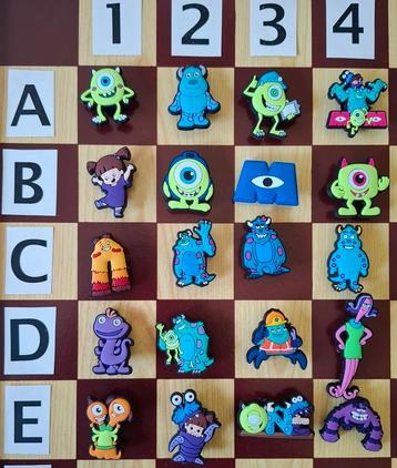 25: Monsters en Co Schoenbedels Charms voor de Crocs  beschikbaar voor biedingen