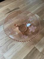 Roze persglas schaal, Ophalen of Verzenden, Overige stijlen, Aardewerk, Schaal of Schalen