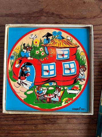Vintage Simplex Muizenhuis Puzzel - Jaren 70/80 beschikbaar voor biedingen