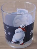 Laag Coca Cola glas winter IJsbeer op schaatsen met flesje C, Ophalen of Verzenden, Nieuw