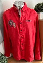 Van Santen & van Santen overhemd maat L [nr1], Kleding | Heren, Ophalen of Verzenden, Zo goed als nieuw, Rood, Halswijdte 41/42 (L)