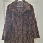 Bruine imitatie bont jas, Bruin, Maat 42/44 (L), Ophalen of Verzenden, Onbekend