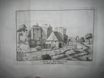 62 Brederode het Kasteel Kopergravure 1736, Antiek en Kunst, Kunst | Etsen en Gravures, Ophalen of Verzenden