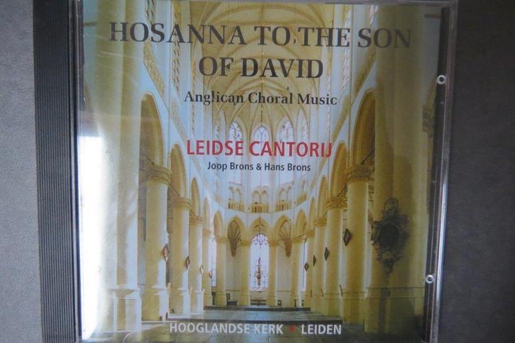 Cd: Hosanna to the Son of David, Leidse Cantorij, Joop Brons, Cd's en Dvd's, Cd's | Religie en Gospel, Zo goed als nieuw, Gospel