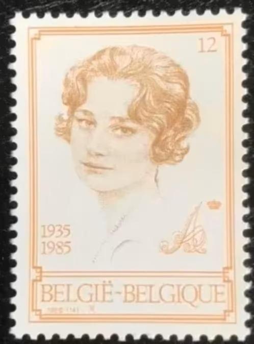 België 1985 - OBP 2183 - Koningin Astrid Herdenking, Postzegels en Munten, Postzegels | Europa | België, Postfris, Frankeerzegel