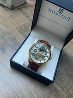 Executive automaat horloge, Ophalen, Zo goed als nieuw, Leer, Overige merken