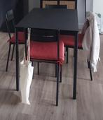 Eettafel + 4 eetstoelen, Huis en Inrichting, Ophalen, Gebruikt, Overige materialen, 100 tot 150 cm