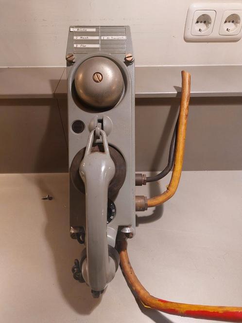 Hagenuk Kiel WSR Telefoon Marine Fregat omstr.1960, Verzamelen, Militaria | Algemeen, Marine, Overige typen, Duitsland, Ophalen of Verzenden
