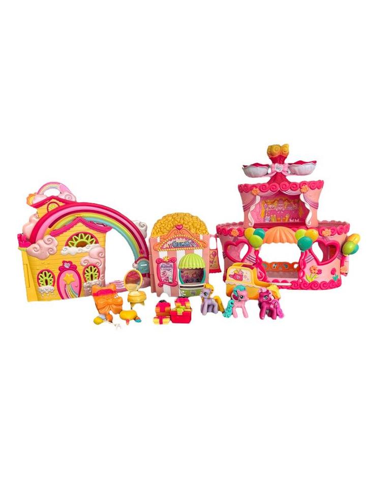 My Little Pony Hasbro Ponyville + pony’s & accessoires, Kinderen en Baby's, Speelgoed | My Little Pony, Gebruikt, Ophalen of Verzenden