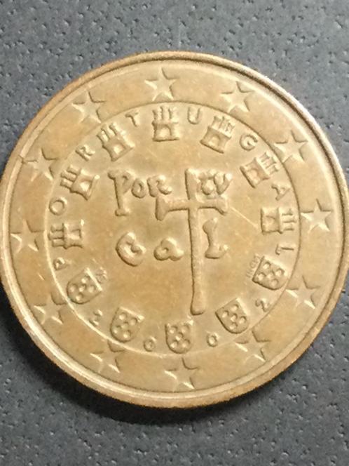 5 eurocent Portugal 2002, Postzegels en Munten, Munten | Europa | Euromunten, Losse munt, 5 cent, Portugal, Ophalen of Verzenden