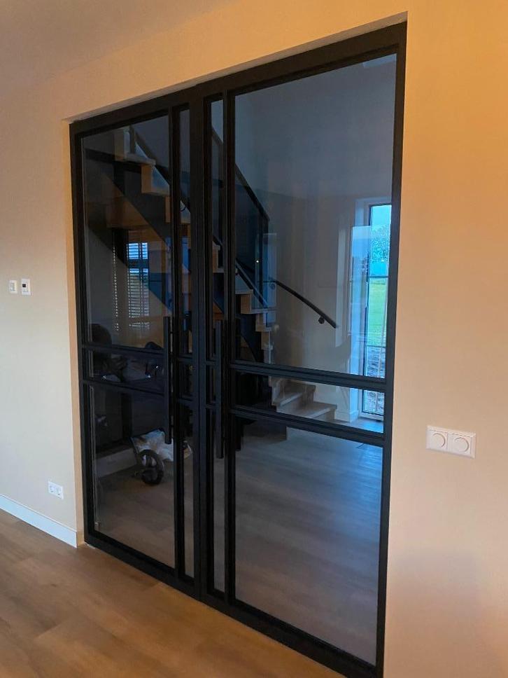 taats deuren, Doe-het-zelf en Verbouw, Deuren en Horren, Nieuw, Binnendeur, 215 cm of meer, 120 cm of meer, Glas, Metaal, Verzenden