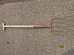 Oud Hollandsch gereedschap, spitvork, 5-tands, Tuin en Terras, Hand-tuingereedschap, Ophalen, Gebruikt