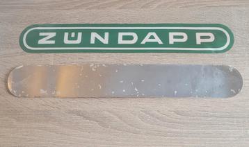Zundapp raamsticker 35 x 5 cm origineel en zeldzaam beschikbaar voor biedingen