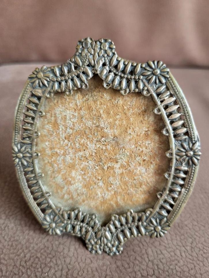 Messing fotolijstje WD-027, Sieraden, Tassen en Uiterlijk, Ringen, Dame, 17 tot 18, Goud, Ophalen of Verzenden