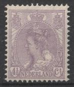 postzegel NVPH 59 Wilhelmina Bontkraag 1899 (postfris)., Postzegels en Munten, T/m 1940, Verzenden, Postfris