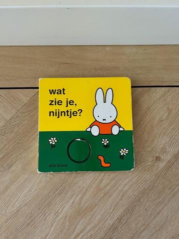 Stevig kartonboek - Wat zie je Nijntje - Dick Bruna beschikbaar voor biedingen