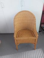 Rieten Stoel - Prima Staat!, Huis en Inrichting, Stoelen, Riet of Rotan, Gebruikt, Bruin, Ophalen of Verzenden