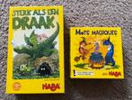 2 Haba spelletjes, Hobby en Vrije tijd, Gezelschapsspellen | Bordspellen, Ophalen of Verzenden, Zo goed als nieuw