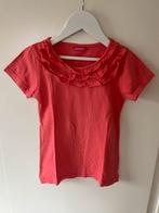 HEMA koraal kleurig shirt met roezeltjes maat 122/128, Kinderen en Baby's, Kinderkleding | Maat 122, Meisje, Ophalen of Verzenden