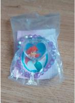 Kinder armbandje + lipgloss ring ariel ze zeemeermin disney, Ophalen of Verzenden, Nieuw, Paars, Armband