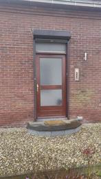 Klassieke hardhouten voordeur (excl kozijn), Gebruikt, Buitendeur, 200 tot 215 cm, Vouwdeur