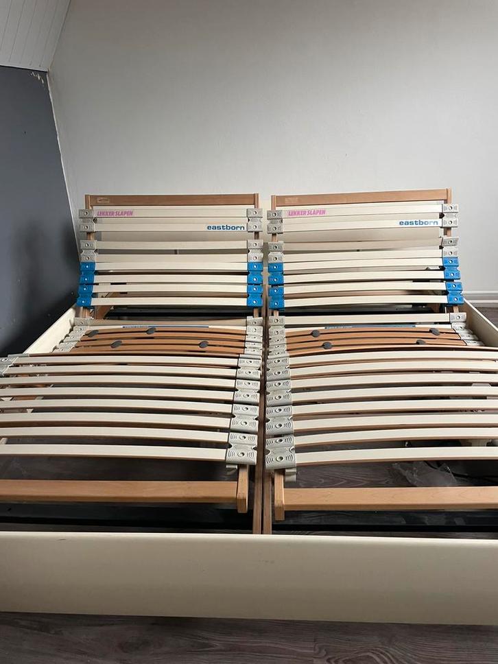 Elektrisch bed 180x200 met Eastborn matrassen, Huis en Inrichting, Slaapkamer | Bedden, Gebruikt, Tweepersoons, 180 cm, 200 cm