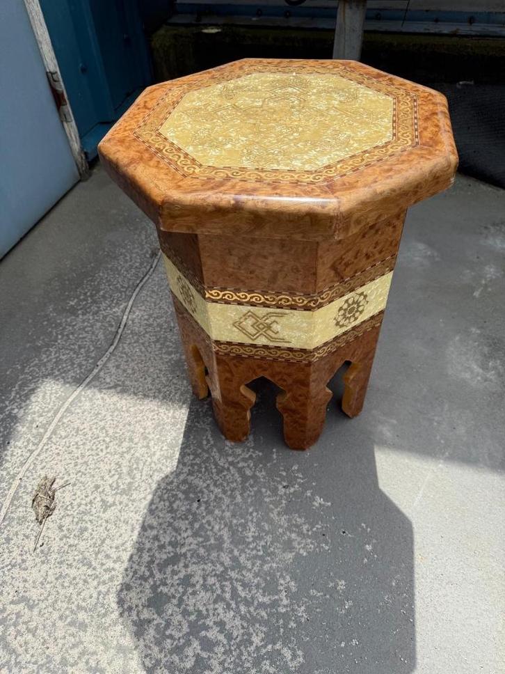 Bijzettafel Marokkaanse Design, Huis en Inrichting, Tafels | Salontafels, Zo goed als nieuw, 50 tot 75 cm, 50 tot 100 cm, 100 tot 150 cm