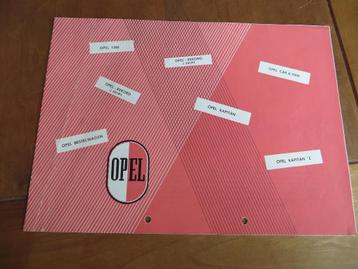 Zeldzame folder Opel programma 1960 -1961 beschikbaar voor biedingen