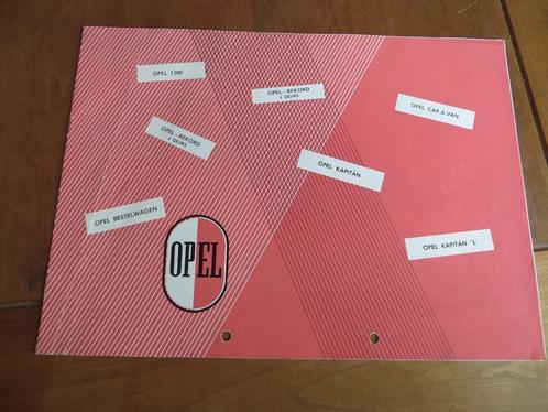 Zeldzame folder Opel programma 1960 -1961, Boeken, Auto's | Folders en Tijdschriften, Zo goed als nieuw, Opel, Ophalen of Verzenden