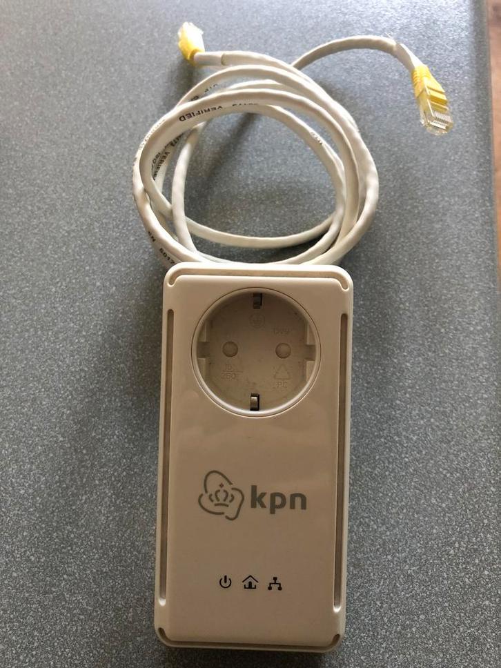 KPN Stroomnet netwerkadapter met LAN netwerk Kabel, Audio, Tv en Foto, Televisie-accessoires, Gebruikt, Ophalen of Verzenden