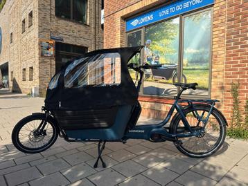 2de hands Winora E-Bakfiets met 2 accu en met 1034 km  beschikbaar voor biedingen