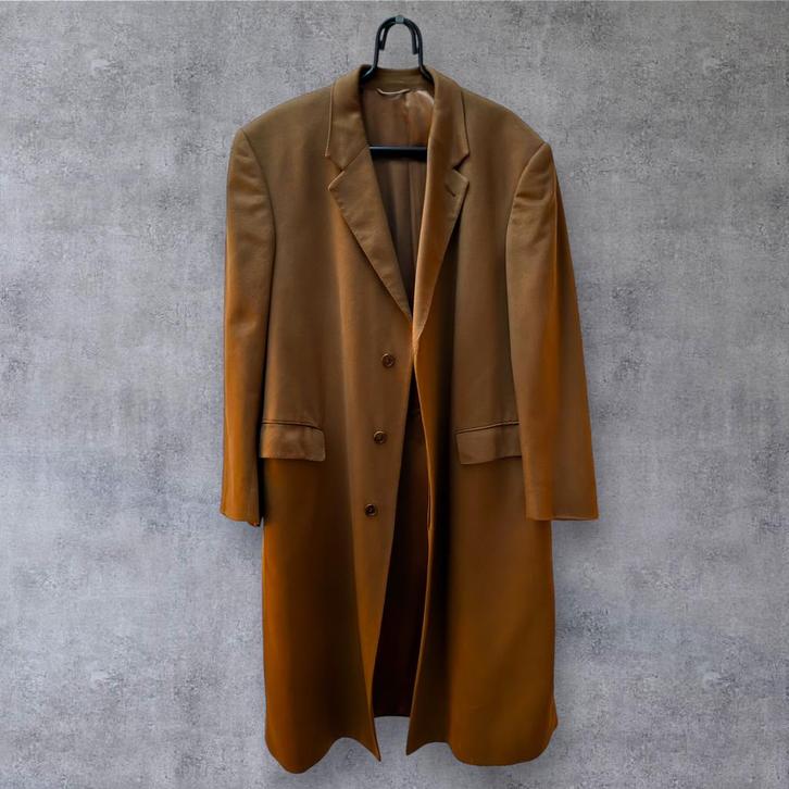 LUXE STIJLVOLLE CAMEL JAS    NIEUWSTAAT, Kleding | Heren, Jassen | Winter, Zo goed als nieuw, Maat 52/54 (L), Beige, Ophalen of Verzenden