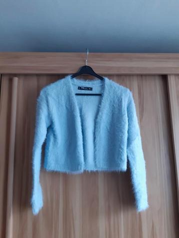 Lichtblauw Vestje - Sisters Knitwear XS beschikbaar voor biedingen