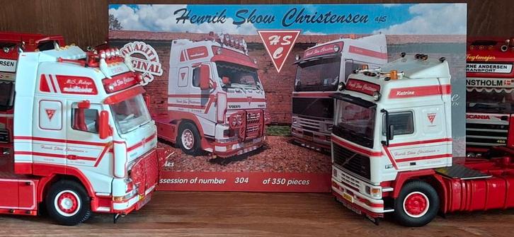 TEKNO Volvo F16 Globetrotter & Volvo FH16, Hobby en Vrije tijd, Modelauto's | 1:50, Zo goed als nieuw, Bus of Vrachtwagen, Tekno