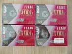 4 stuks BASF 60 cassettebandjes ferro EXTRA I, 2 t/m 25 bandjes, Overige genres, Ophalen of Verzenden, Nieuw in verpakking